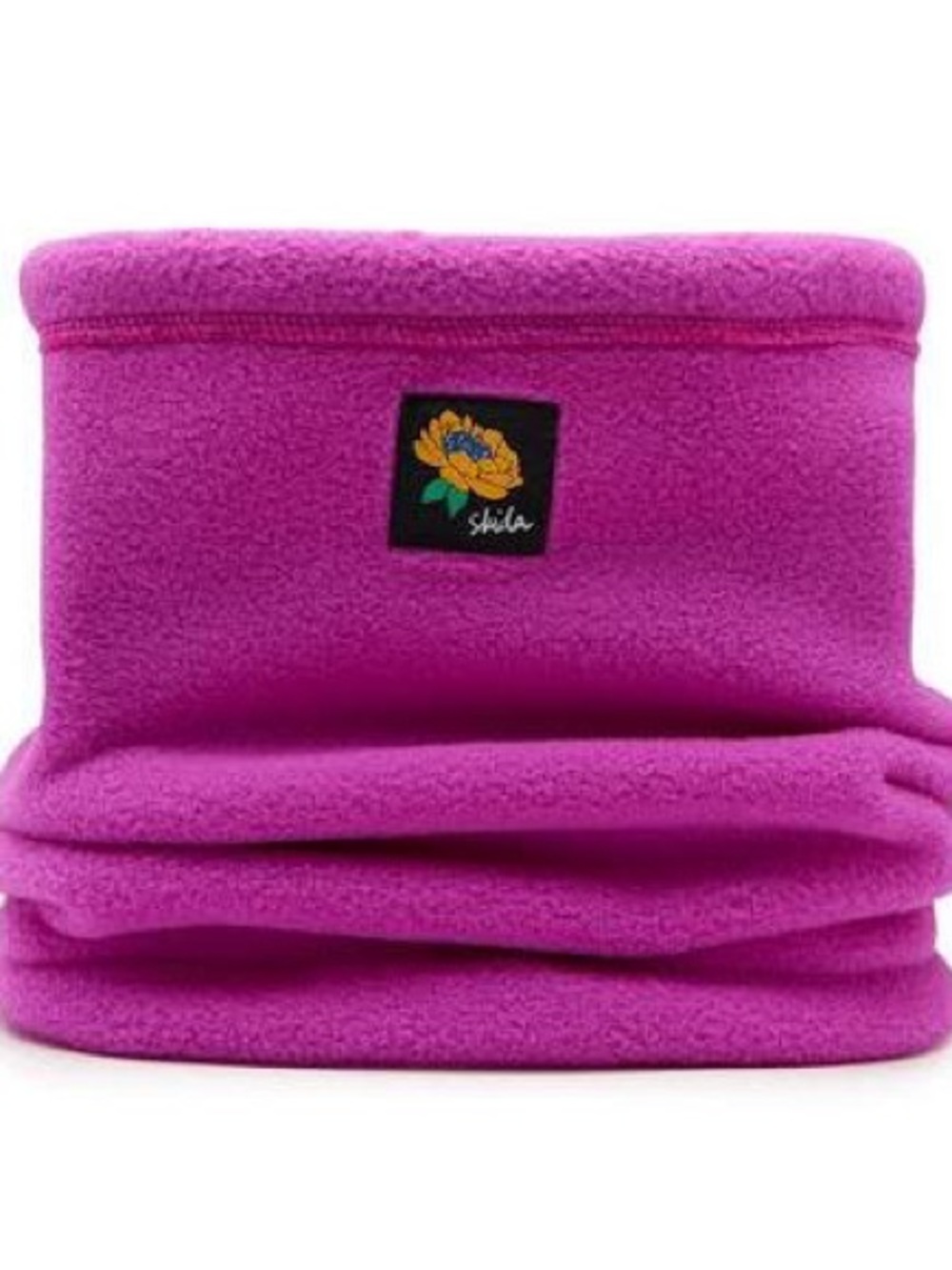 SKIDA Yellow Low Pile Fleece Neck Warmer